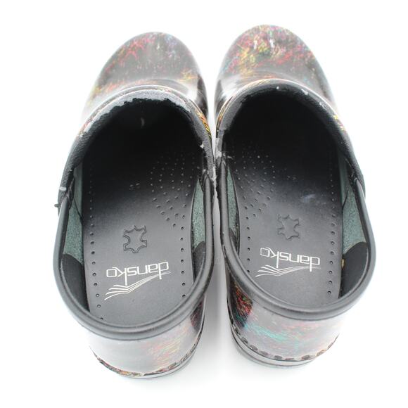 Dansko Professional Clogs 36 Women 5.5 Black Patent Leather Comfort Work Shoes - Picture 6 of 11